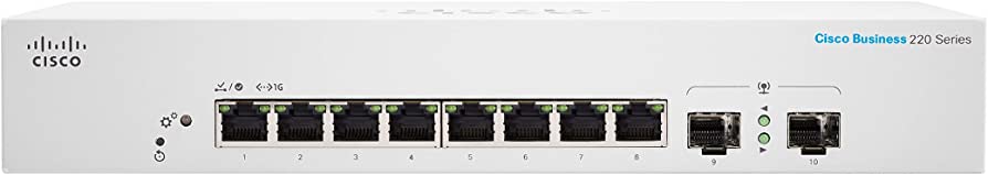 Switch Cisco CBS220-8T-E-2G