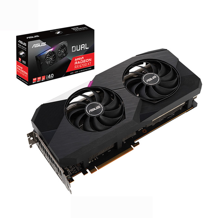 Card màn hình Asus Dual Radeon™ RX 6700 XT OC Edition 12GB GDDR6