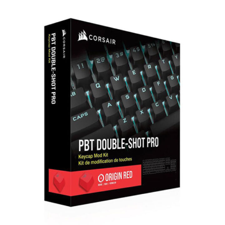 Bộ nút thay thế Corsair Keycap PBT Double-Shot PRO ORIGIN Red CH-9911020-NA