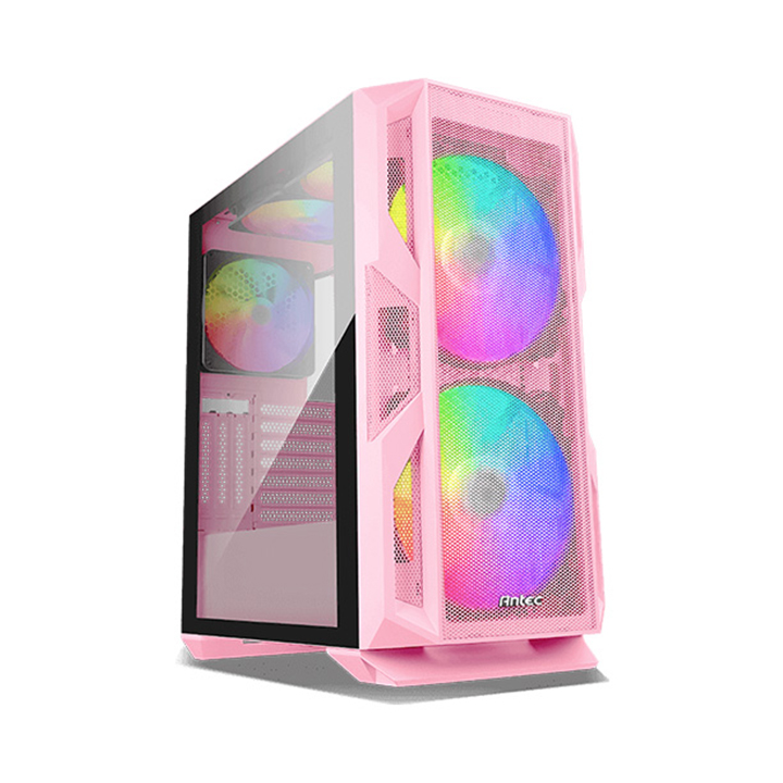 Case Antec NX800 Pink- Tempered Glass