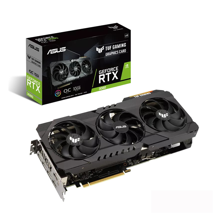 Card màn hình Asus TUF GAMING GeForce RTX 3080 V2 OC Edition O10GB GDDR6X