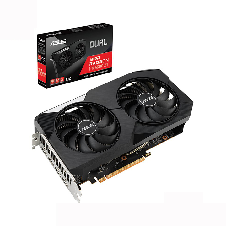 Card màn hình Asus Dual Radeon™ RX 6600 XT OC Edition 8GB GDDR6