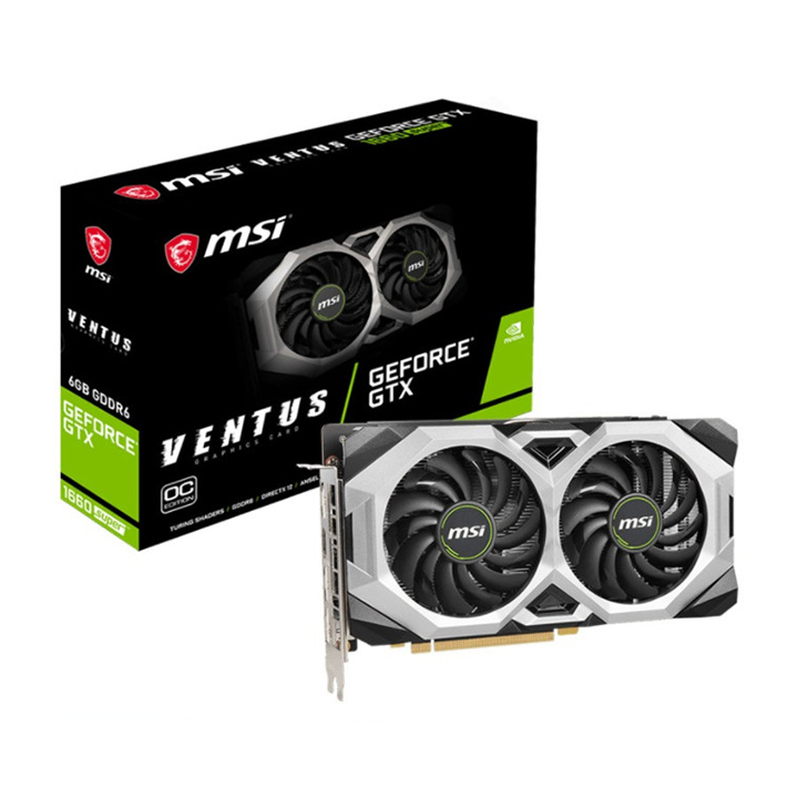 Card màn hình MSI GeForce GTX 1660 SUPER Ventus OC