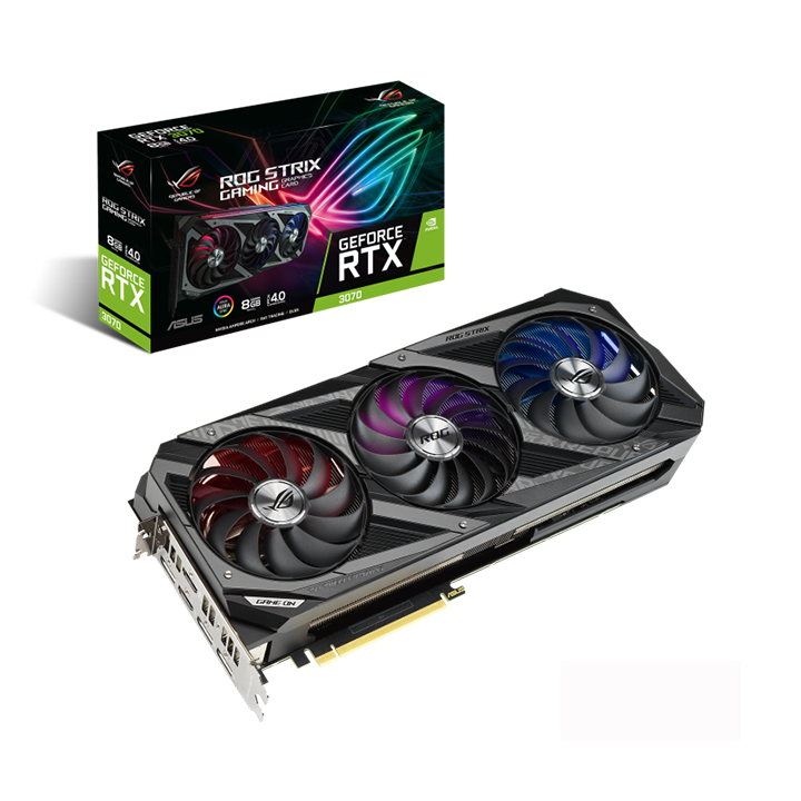 Card màn hình Asus ROG STRIX GeForce RTX 3070 8GB GAMING GDDR6