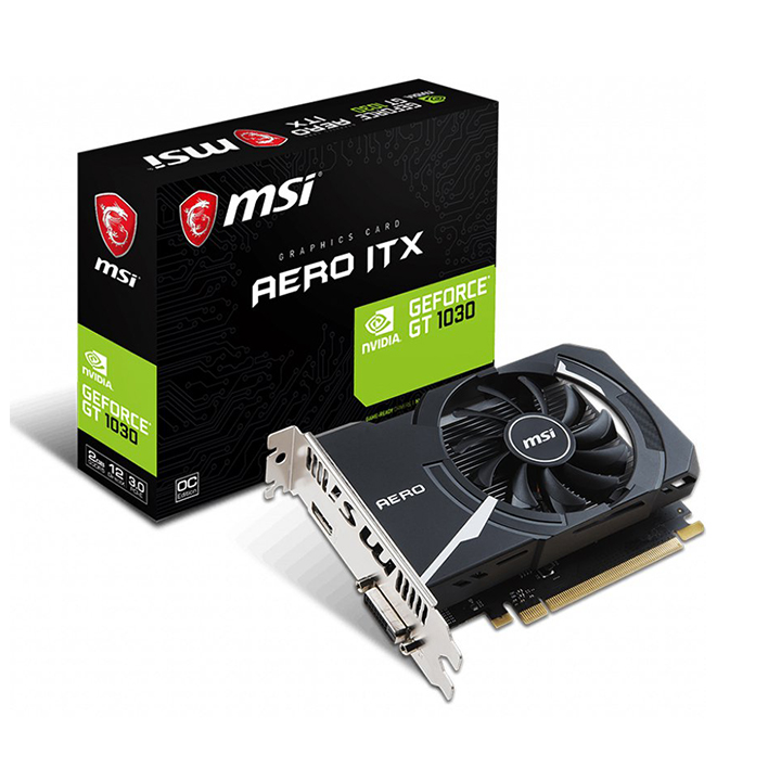 Card Màn Hình GeForce GT 1030 AERO ITX 2GD4 OC