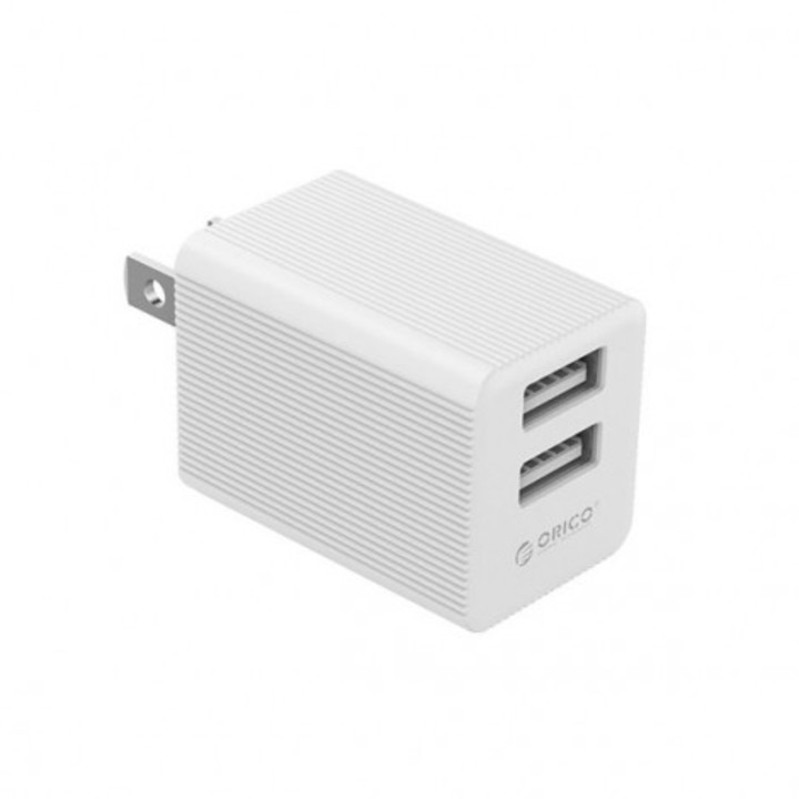 Sạc điện thoại USB 2 cổng 2.4A ORICO WHB-2U