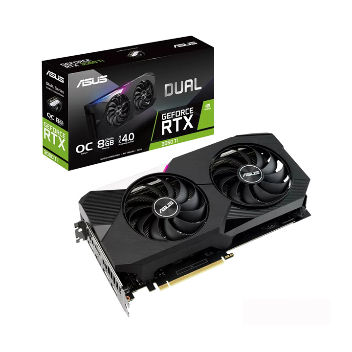 Card màn hình Asus Dual GeForce RTX 3060 Ti 8GB GDDR6