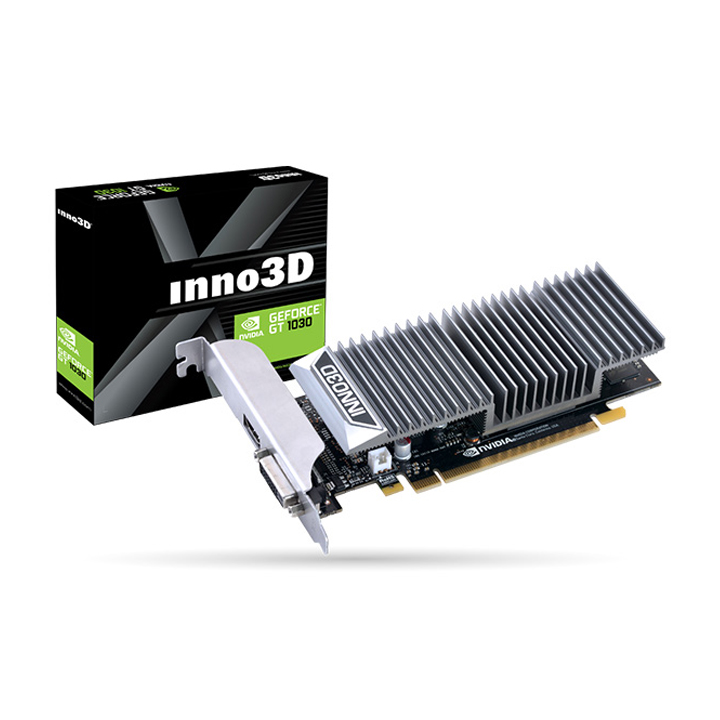 Card màn hình Inno3D GT 1030 2GB (2GB GDDR5, 64-bit, DVI +HDMI)