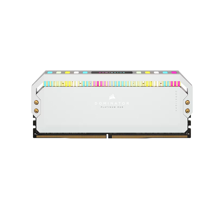 Kit Ram Corsair Dominator RGB White DDR5 5600MHz 64GB (2×32GB) CMT64GX5M2B5600C40W