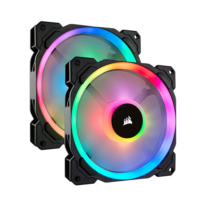 Bộ 2 quạt máy tính 140mm Corsair LL140 RGB kèm Node PRO CO-9050074-WW