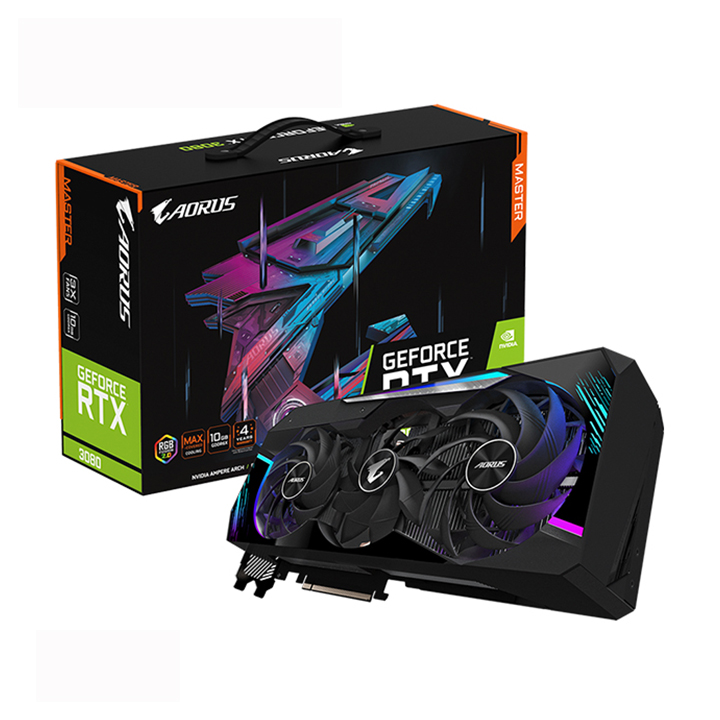 Card màn hình Gigabyte AORUS GeForce RTX™ 3080 MASTER 10G GV-N3080AORUS M-10GD