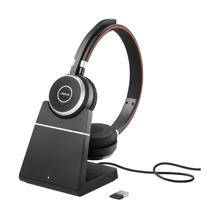 Tai nghe Jabra Evolve 65 include charging stand MS Stereo