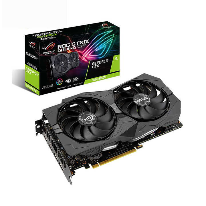 Card màn hình Asus GeForce GTX 1650 SUPER OC Edition 4GB GDDR6 Rog Strix (ROG-STRIX-GTX1650S-O4G-GAMING)