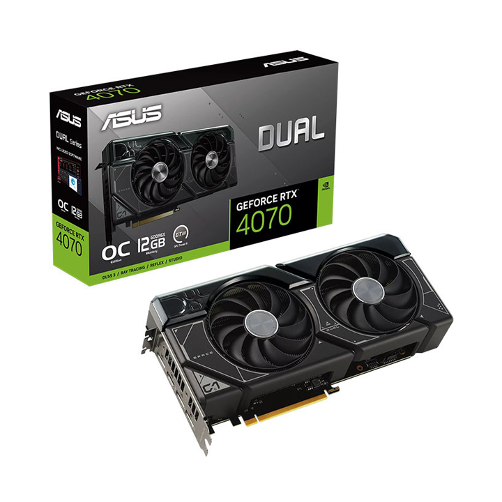 Card màn hình Asus Dual GeForce RTX 4070 OC Edition 12GB