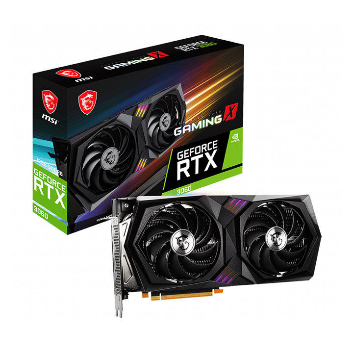 Card màn hình MSI GeForce RTX 3060 GAMING X 12G