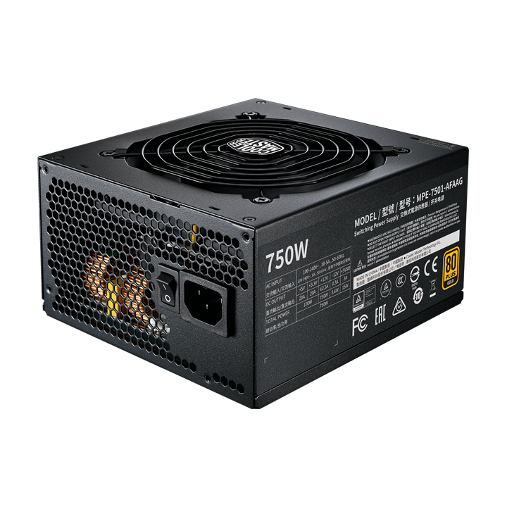 Nguồn Cooler Master MWE GOLD 750 - V2 Full Modular