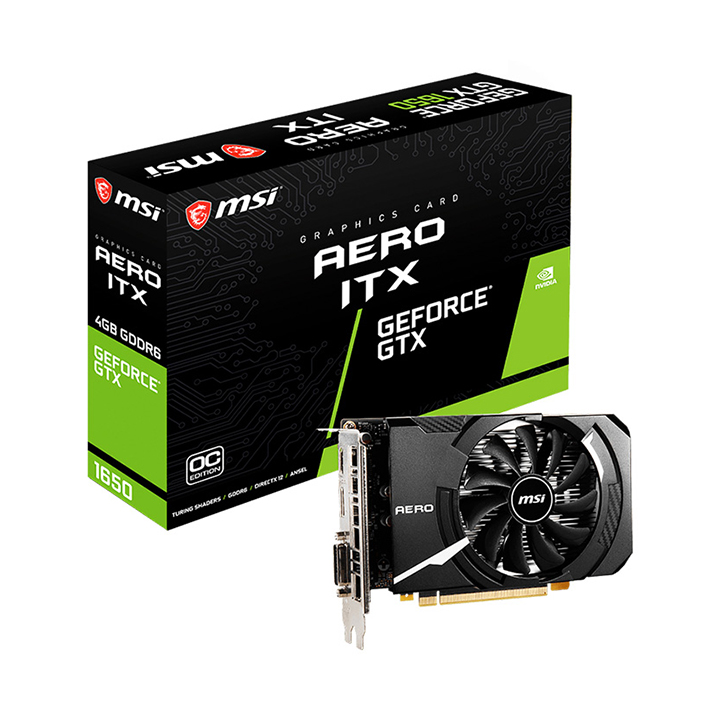 Card màn hình MSI GeForce GTX 1650 AERO ITX 4G OC