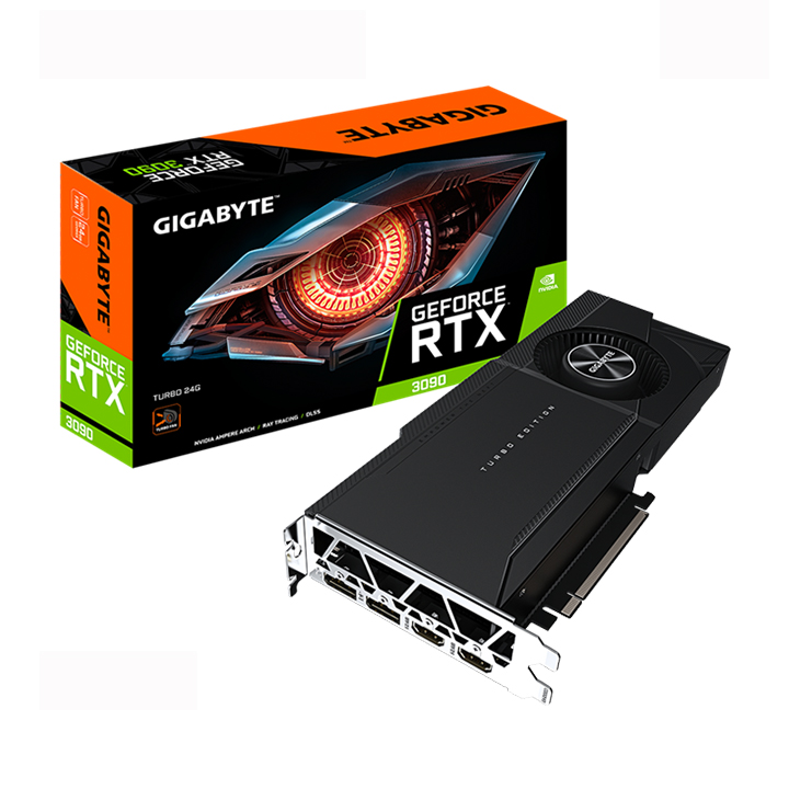 Card màn hình Gigabyte GeForce RTX™ 3090 TURBO 24G GV-N3090TURBO-24GD