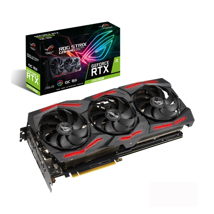 Card màn hình Asus ROG Strix RTX 2060 Super OC EVO 8GB GDDR6 (ROG-STRIX-RTX2060S-O8G-EVO-GAMING)