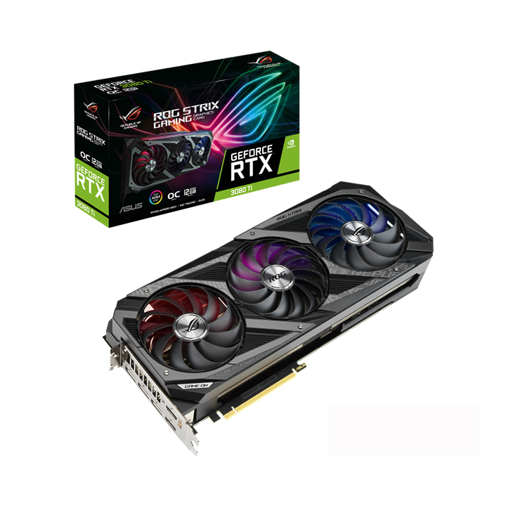 Card màn hình Asus ROG STRIX GeForce RTX 3080 Ti OC Edition 12GB GAMING GDDR6X