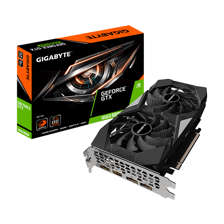 Card màn hình Gigabyte GeForce GTX 1660 Super OC 6G GDDR6 (GV-N166SOC-6GD)