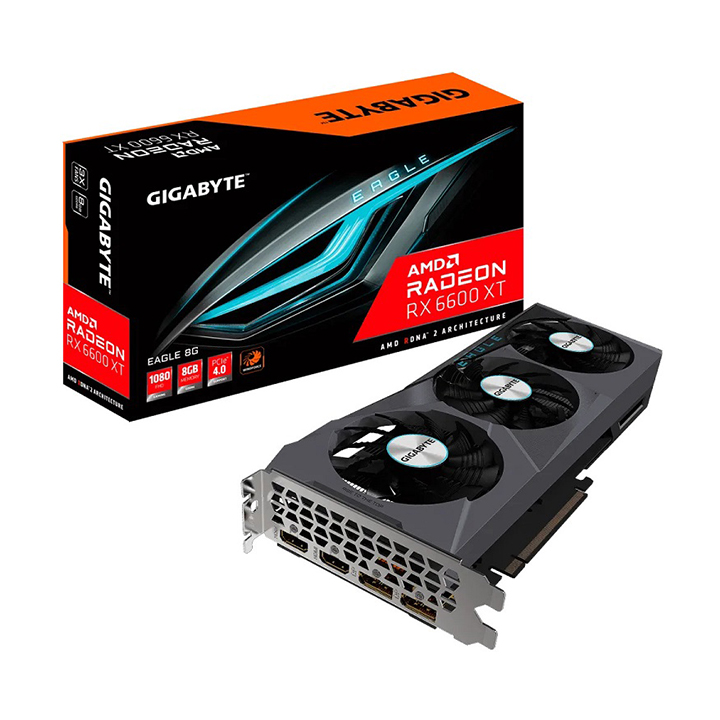 Card màn hình Gigabyte Radeon™ RX 6600 XT EAGLE 8G R66XTEAGLE-8GD