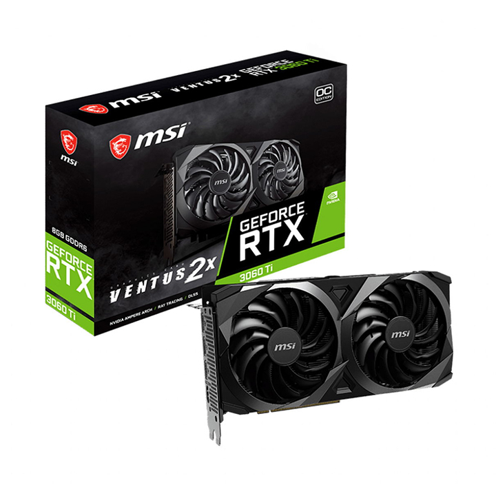 Card màn hình MSI GeForce RTX 3060 Ti Ventus 2X OC