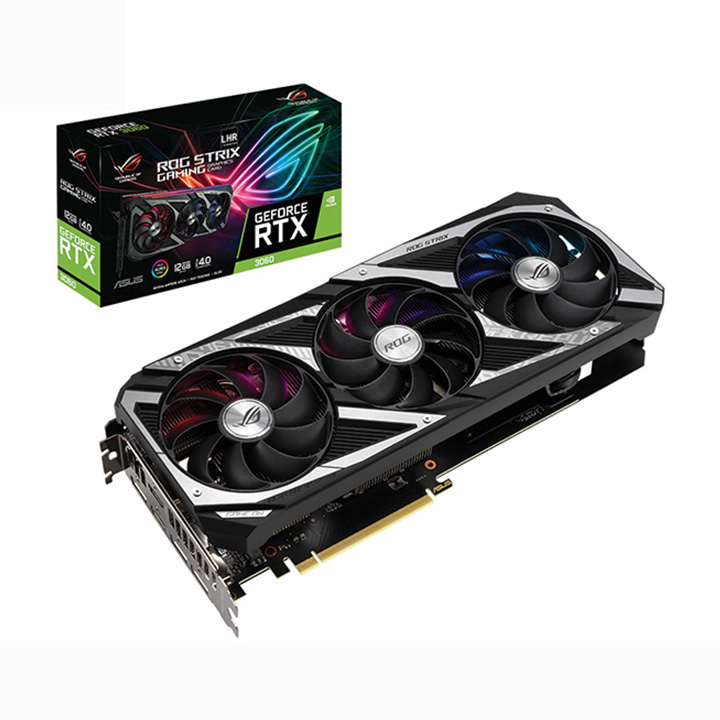 Card màn hình Asus ROG STRIX GeForce RTX 3060 V2 12GB GAMING GDDR6