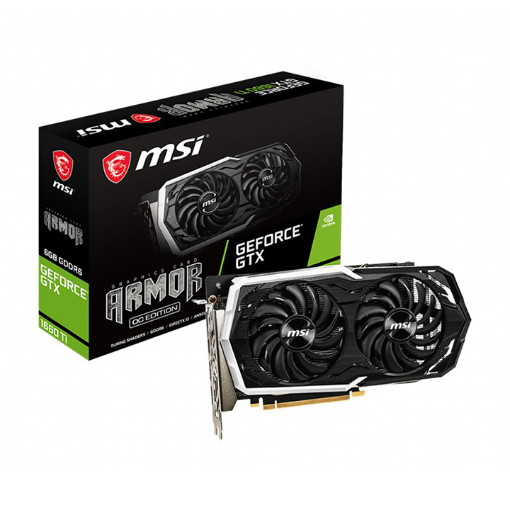 Card Màn Hình MSI GeForce GTX 1660 Ti ARMOR 6G OC