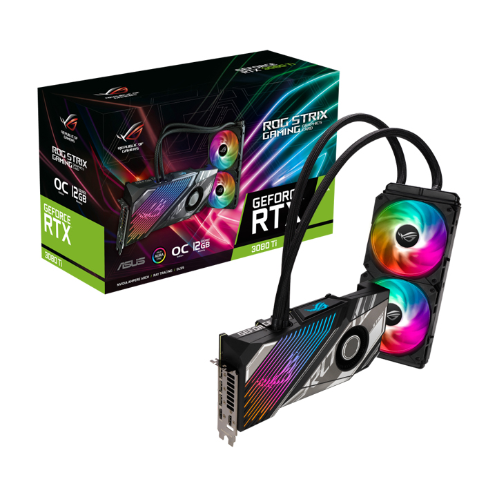 Card màn hình Asus ROG STRIX LC GeForce RTX 3080 Ti 12GB GAMING GDDR6X