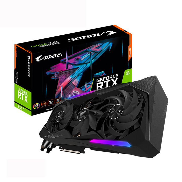 Card màn hình Gigabyte AORUS GeForce RTX™ 3070 Ti MASTER 8G GV-N307TAORUS M-8GD