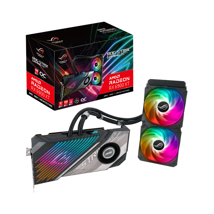 Card màn hình Asus ROG STRIX LC Radeon RX 6900 XT T16G GAMING GDDR6