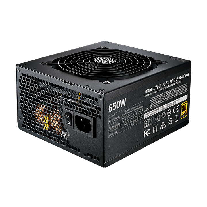 Nguồn Cooler Master MWE Gold 650 - V2 Full Modular