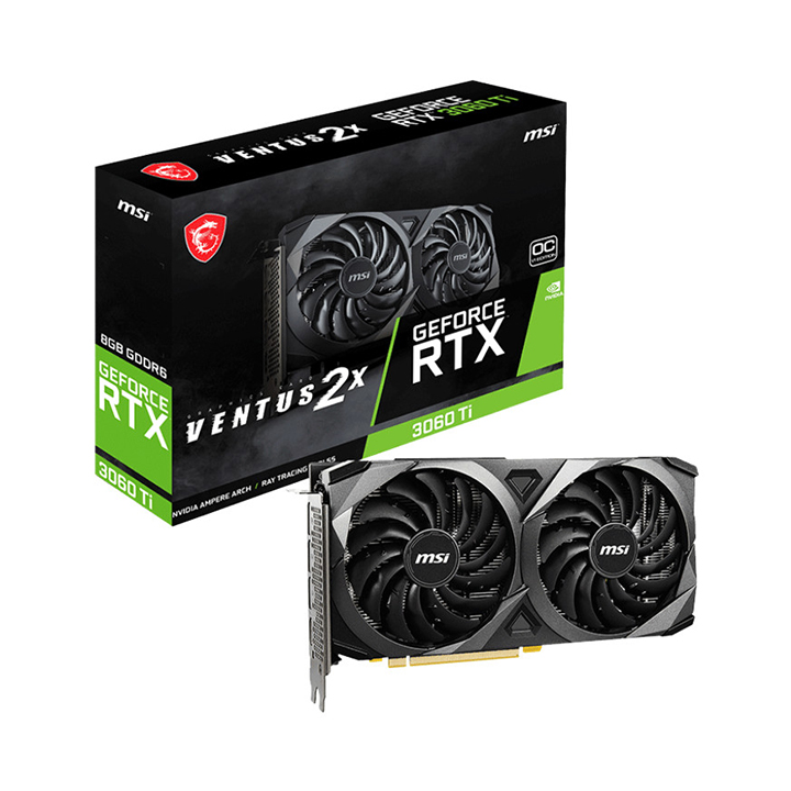 Card màn hình MSI GeForce RTX 3060 Ti Ventus 2X OCV1