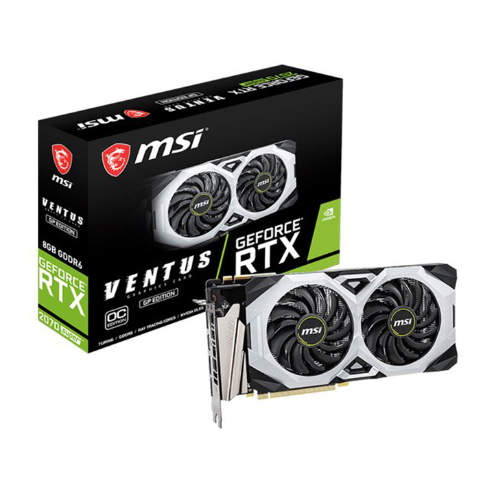 Card màn hình MSI GeForce RTX 2070 SUPER Ventus GP OC