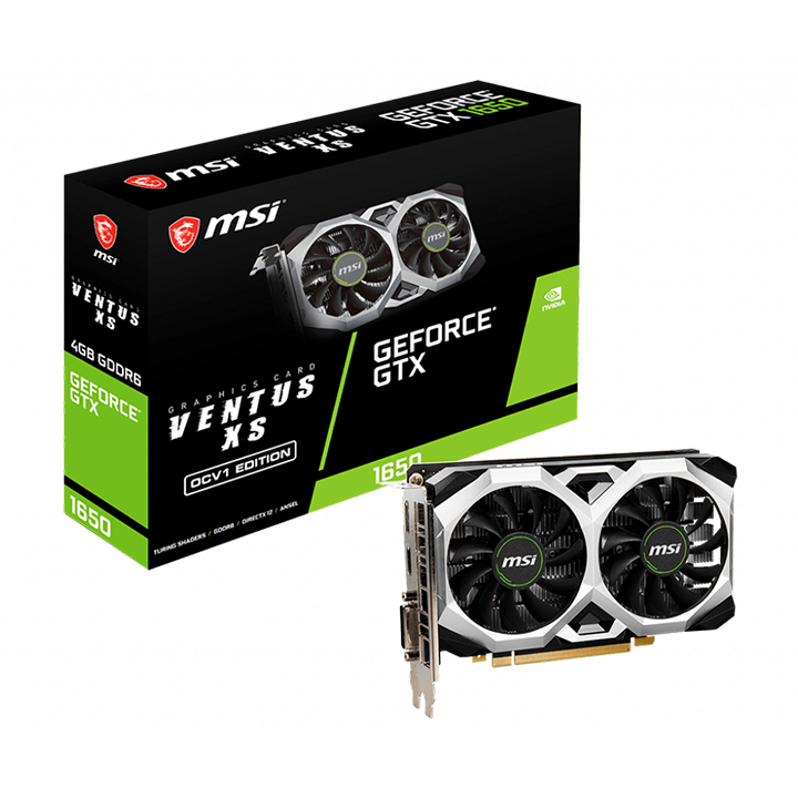 Card màn hình MSI GeForce GTX 1650 D6 Ventus XS OCV1