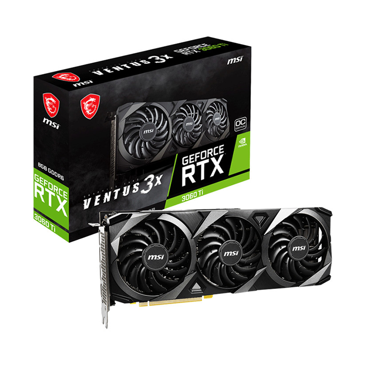 Card màn hình MSI GeForce RTX 3060 Ti VENTUS 3X OC