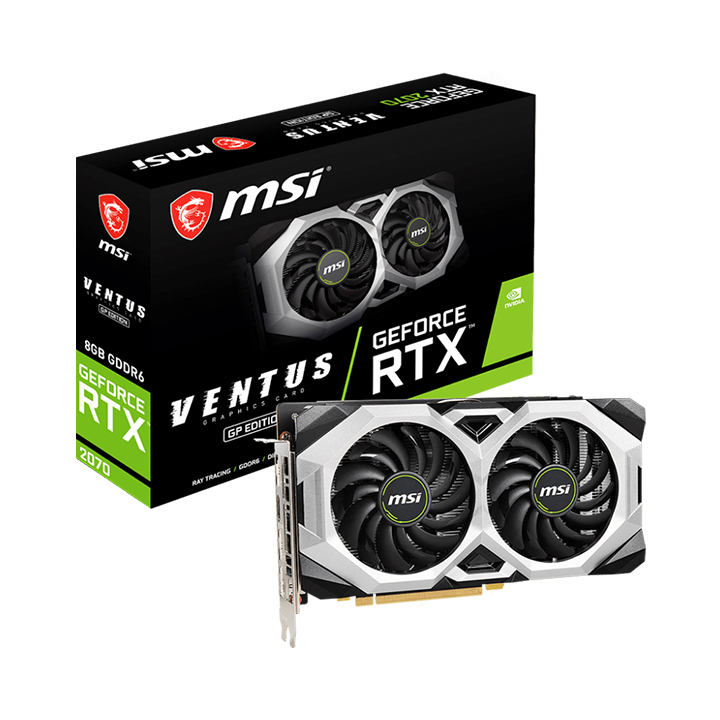 Card màn hình MSI GeForce RTX 2070 Ventus GP