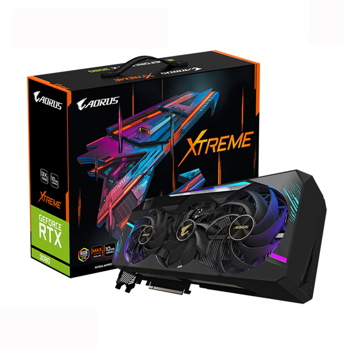 Card màn hình Gigabyte AORUS GeForce RTX™ 3080 XTREME 10G GV-N3080AORUS X-10GD