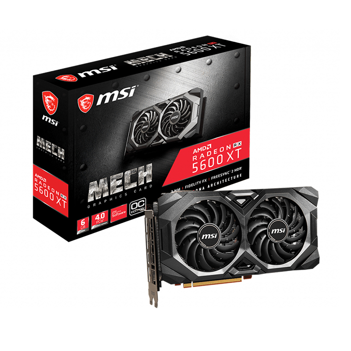 Card màn hình MSI Radeon RX 5600 XT MECH OC