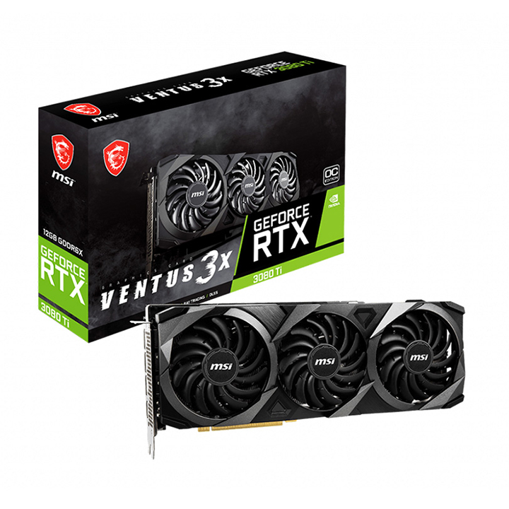 Card màn hình MSI GeForce RTX 3080 Ti Ventus 3X 12G OC