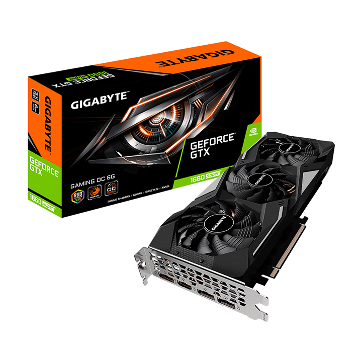 Card màn hình Gigabyte GeForce GTX 1660 Super Gaming OC 6G GDDR6 (GV-N166SGAMING OC-6GD)