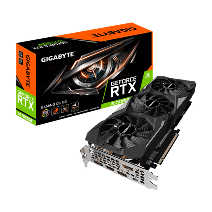 Card màn hình Gigabyte GeForce RTX 2070 SUPER GAMING OC 8GB GDDR6 (GV-N207SGAMING OC-8GC)