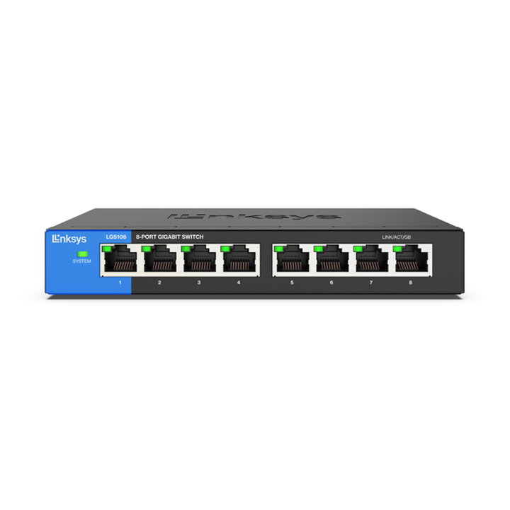 Switch để bàn 8 cổng Gigabit Linksys LGS108