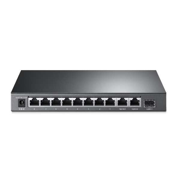 Switch để bàn 10 cổng với 8 cổng Gigabit PoE TP-Link TL-SG1210MP