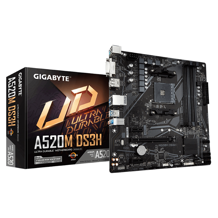 Mainboard Gigabyte A520M DS3H (AMD)