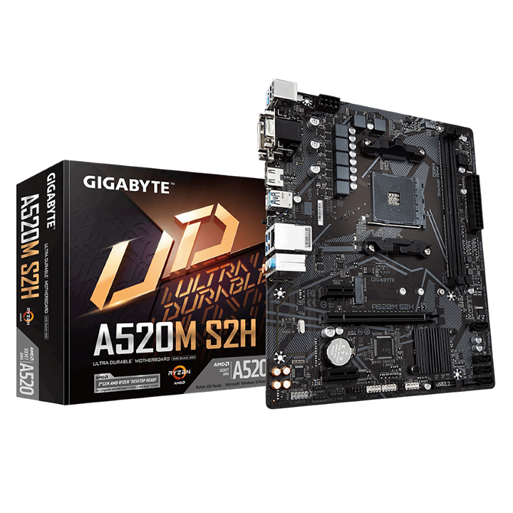 Mainboard Gigabyte A520M S2H (AMD)