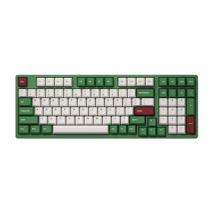 Bàn phím cơ AKKO 3098 DS Matcha Red Bean (GATERON SW)