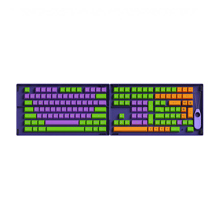 AKKO Keycap set EVA-01 (PBT Double-Shot/ASA profile/158 nút)