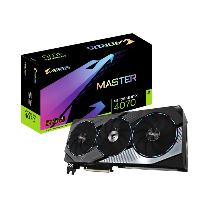 Card màn hình Gigabyte AORUS GeForce RTX­­ 4070 MASTER 12G